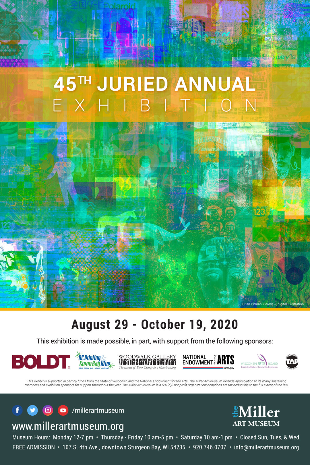 2020 Juried Annual opening invite copy